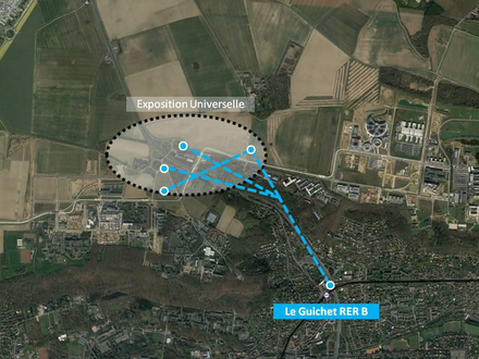 Saclay : un transport par câble à l'étude pour desservir le plateau