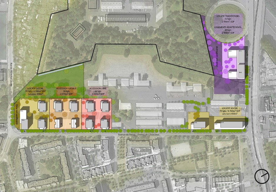 Saint-Denis : lancement d'un lot sur le Fort de l'Est en montage mixte NPNRU