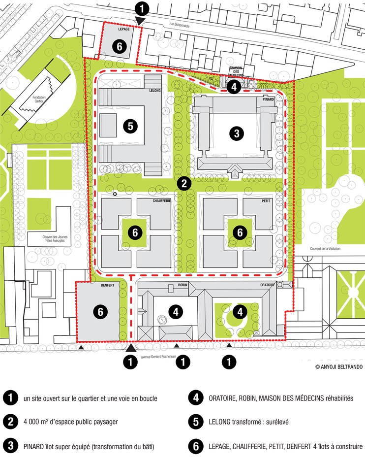 Paris / Saint-Vincent de Paul : le groupement mené par Empreinte maître d'œuvre espaces publics