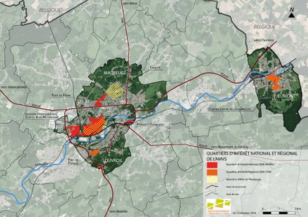 Ateliers 2/3/4 prépare une opération générale de renouvellement urbain pour cinq quartiers de l'agglomération de Maubeuge