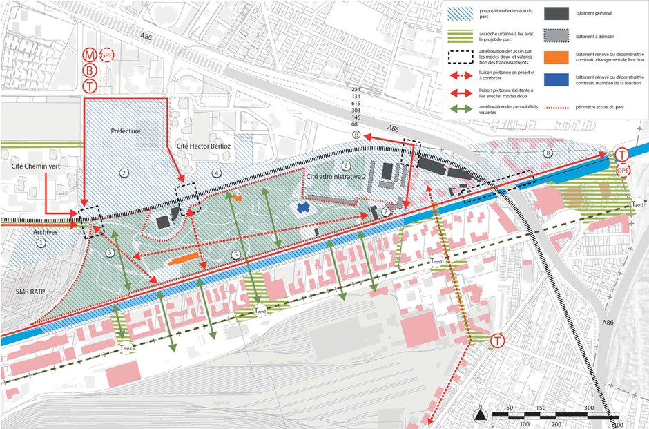 Plaine de l'Ourcq : Land'act chargé de transformer le parc de la Bergère