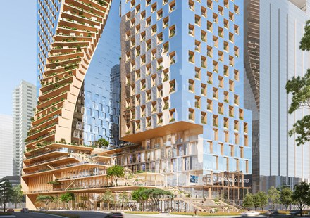 A Melbourne, le projet de ville verticale imaginé par UNStudio et Cox Architecture remporte le concours Southbank