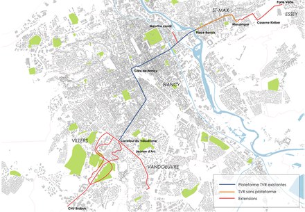 Le Grand Nancy prépare son passage au tramway sur fer