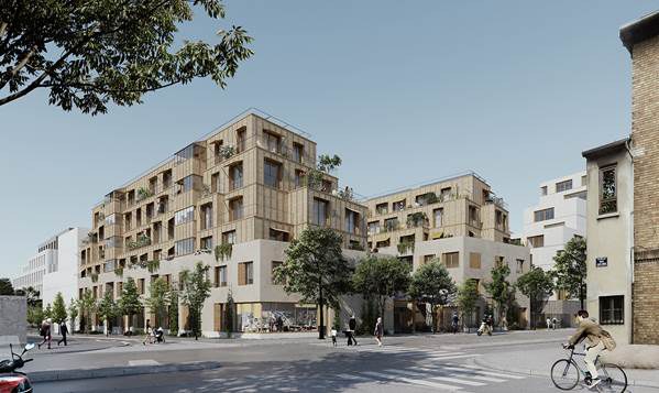 Paris/Porte des Lilas : le tandem Giboire/LA Architectures lauréat de la consultation du lot E1 sur le secteur Paul-Meurice