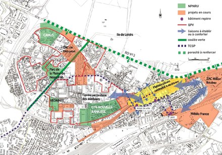 Trappes :  mise en cohérence des secteurs en rénovation urbaine avec la ZAC Aérostat et le futur Plateau urbain