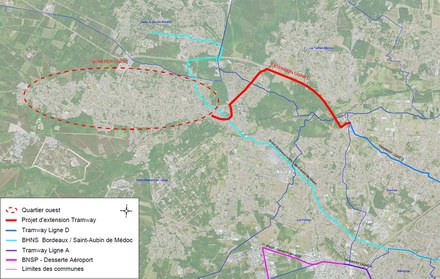 Bordeaux Métropole : interrogations sur la desserte de l'ouest de l'agglomération