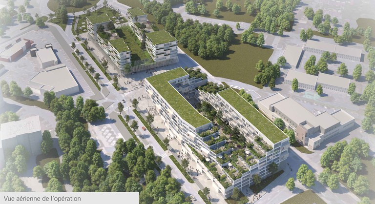 Aulnay SGP projet connexe Eiffage Verrecchia Wilmotte perse aérienne