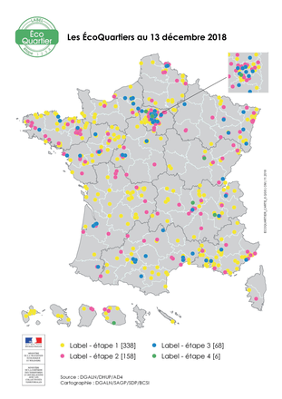 Écoquartiers : tassement des labellisations pour la session 2018