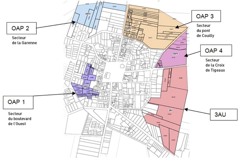 Villeneuve le Comte Projet Urbain OAP