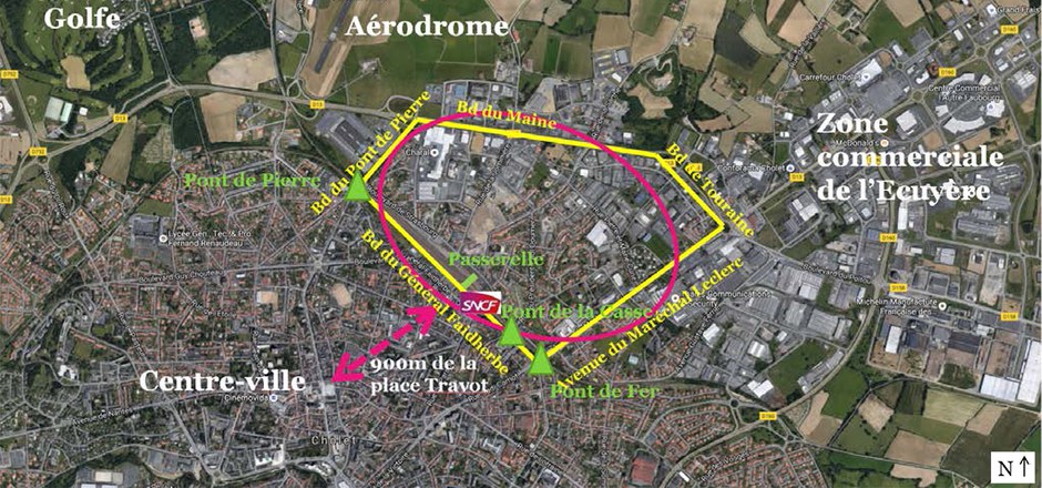 Cholet : restructurer les abords de la gare, dépourvus de tout équipement