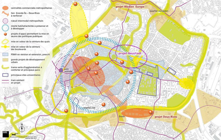 Strasbourg Centre Valorisation Schéma Principes 2016