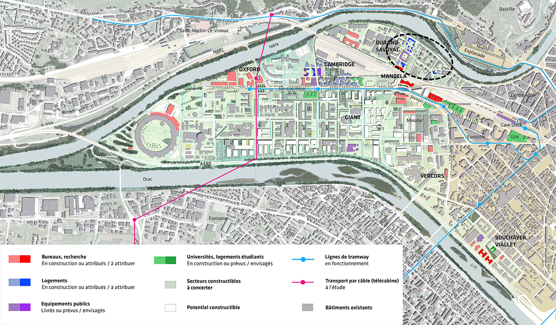 Grenoble Durand Savoyat Situation Quartier