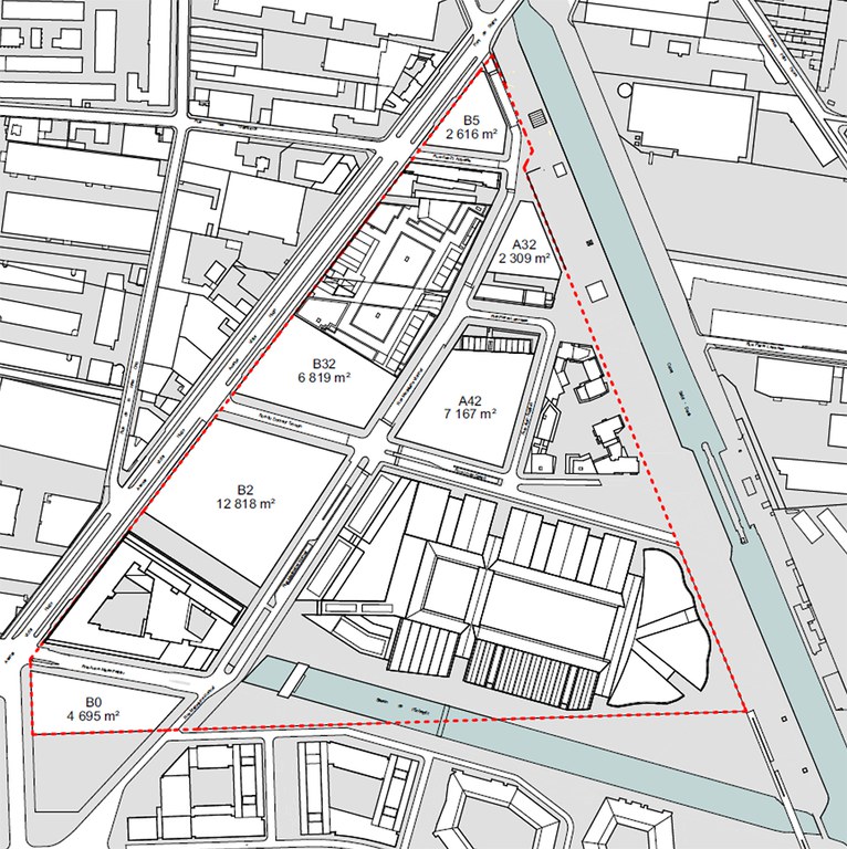 AUBERVILLIERS - ZAC CANAL Plan de délimitation de la ZAC