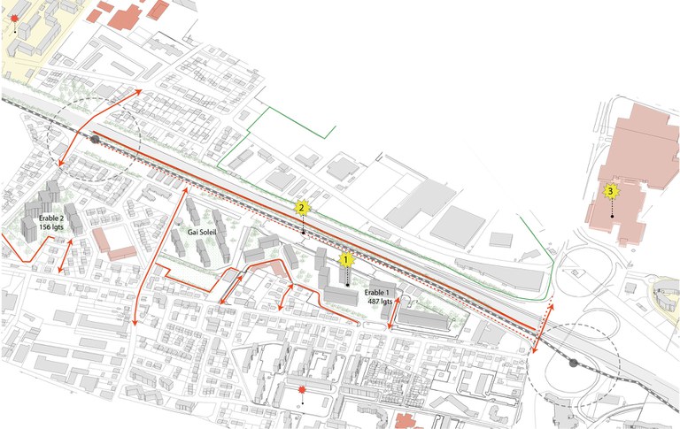 VITRY CHATILLON dessin Nord Ouest Plateau