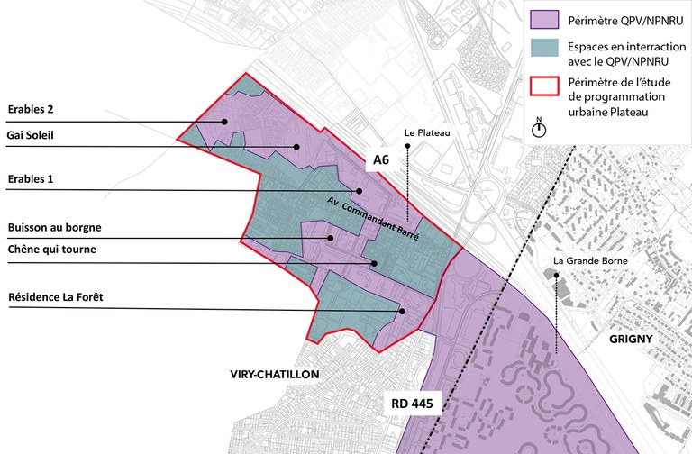 VITRY CHATILLON Périmètre de l'étude