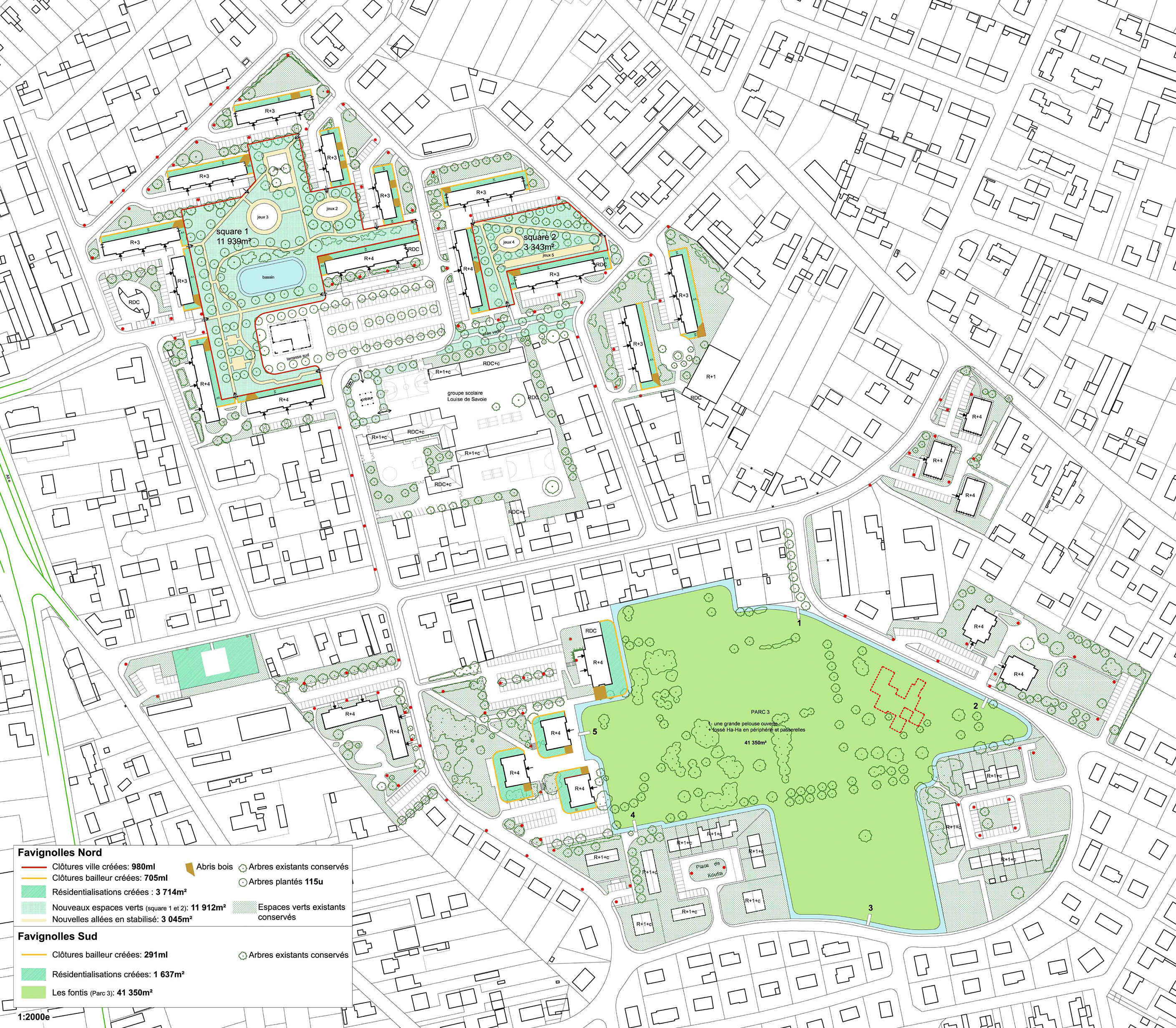 Romorantin-Favignolles le plan guide