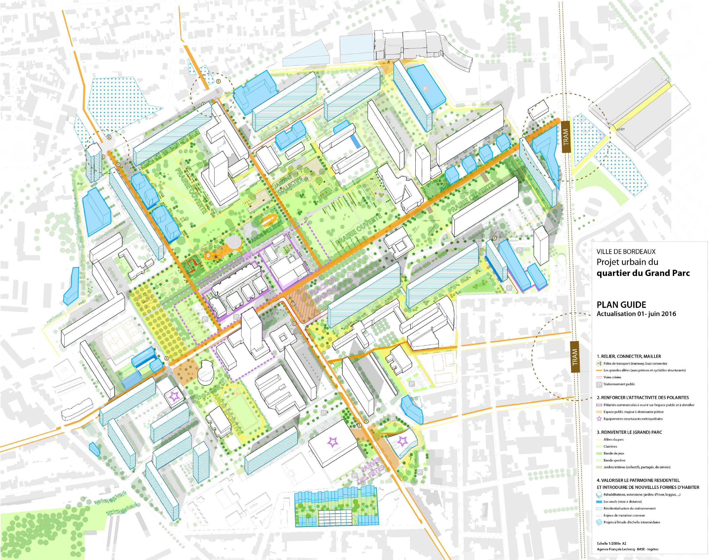 Bordeaux Grand Parc Plan Guide 2016