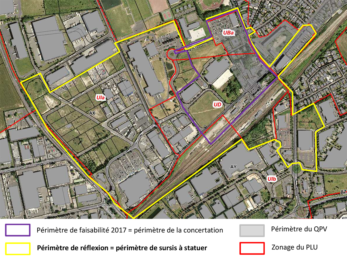 Goussainville Secteur Gare Périmètres