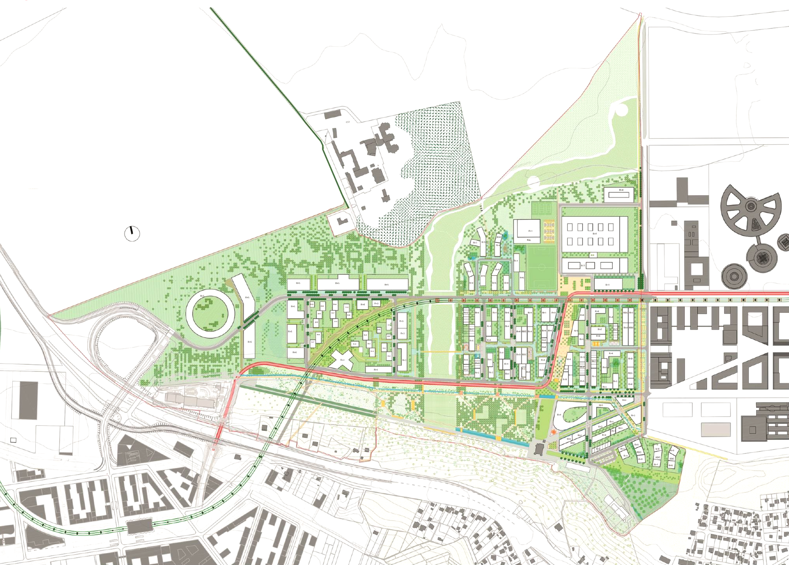 Paris Saclay EPAPS Corbeville_plan masse