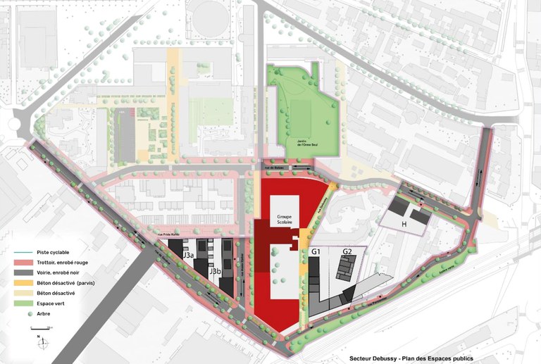 Courneuve Secteur Debussy Projet Urbain