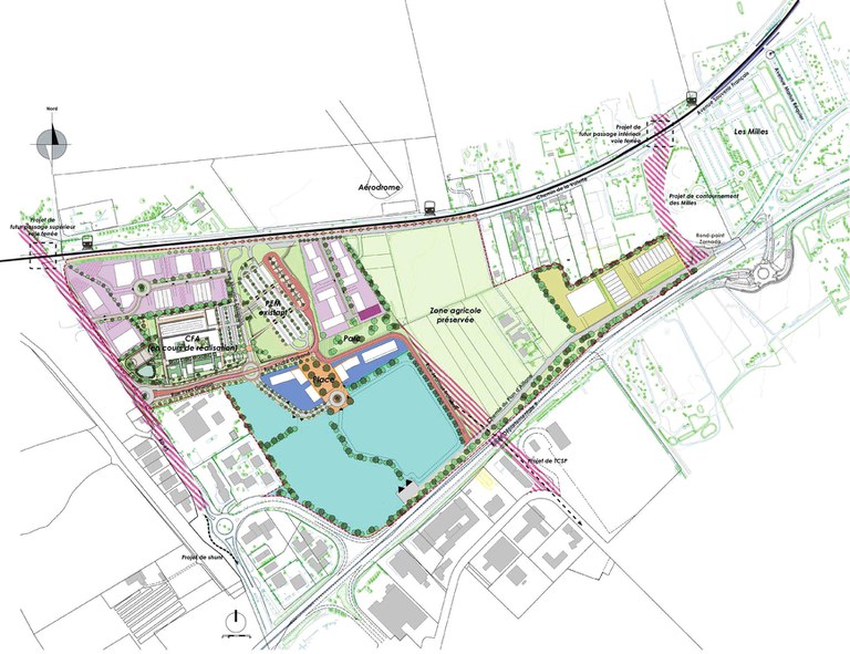 Aix_ZAC Plan d'Aillane_Masterplan