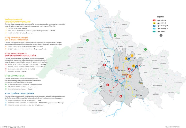 Dessine Toulouse Carte