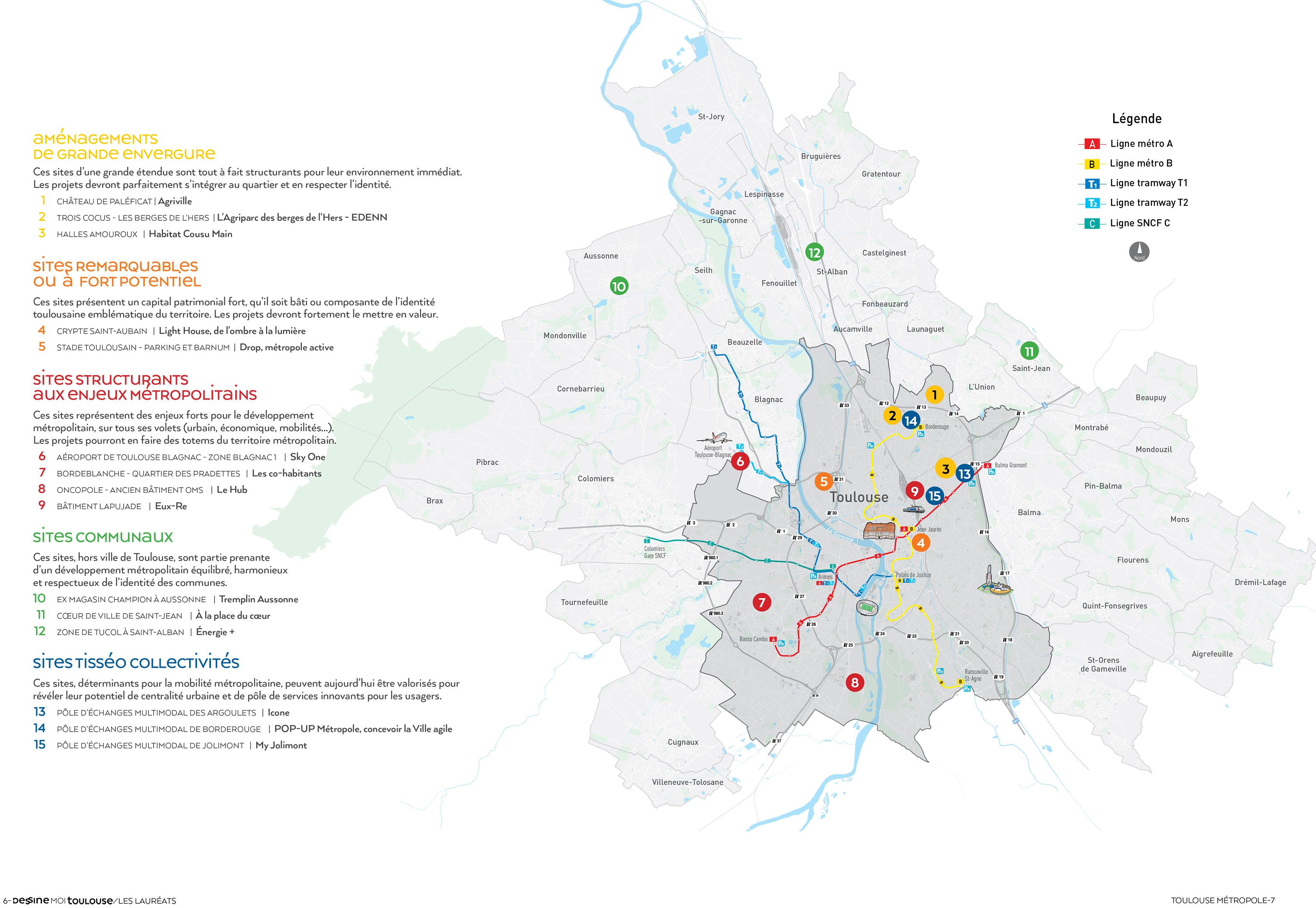 Dessine Toulouse Carte