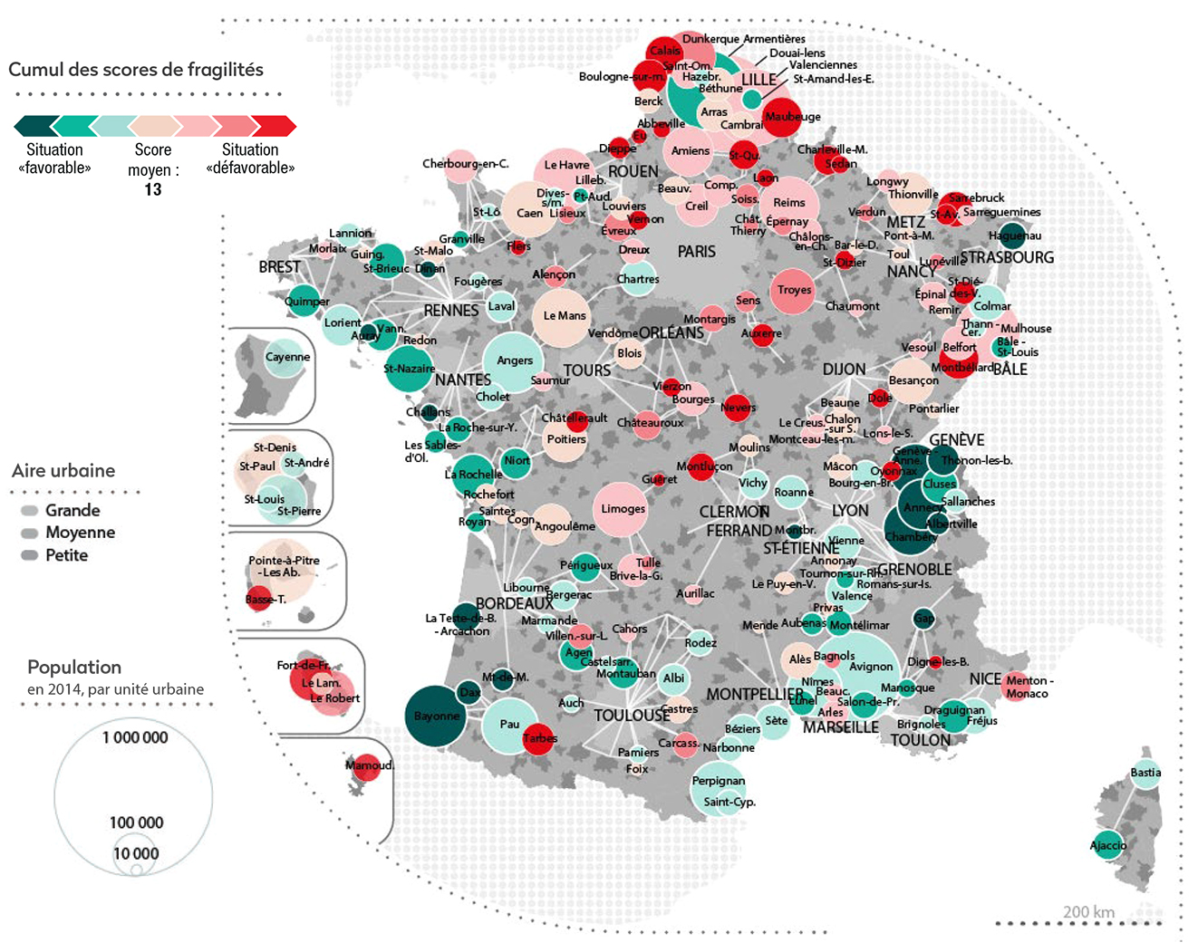 Villes moyennes fragilités