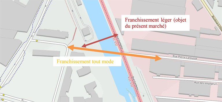 Aubervilliers Franchissement Impression 3D Localisation