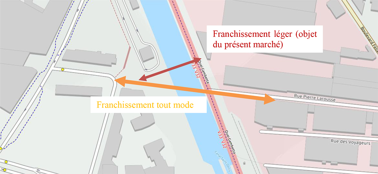 Aubervilliers Franchissement Impression 3D Localisation