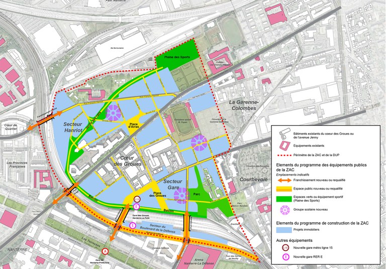 Les Groues_plan général des travaux