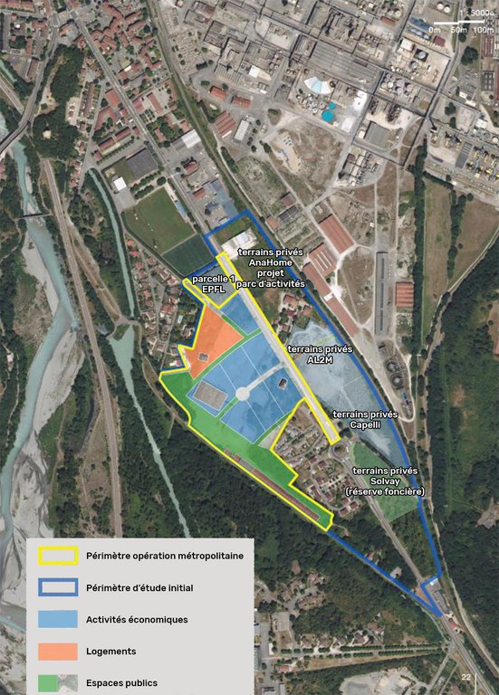 Pont de Claix_Périmètre et parti d'aménagement