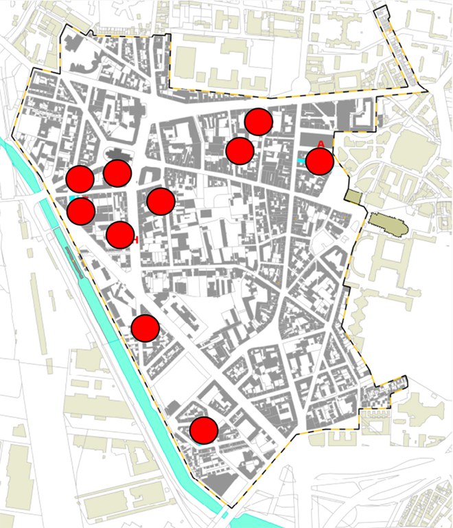 Les dix îlots NPNRU du centre-ville de Saint-Denis