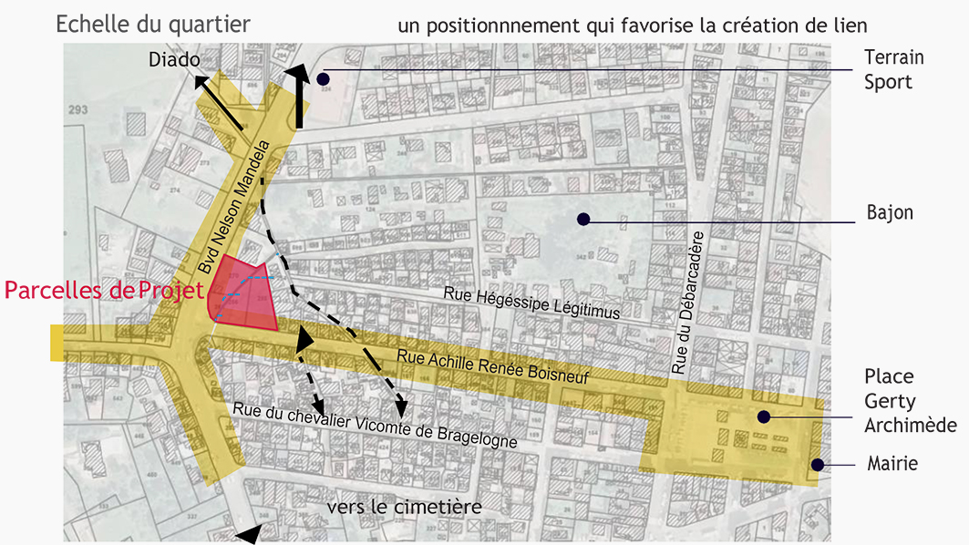 Cœur de Grippon_La situation géographique