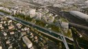 Bobigny friche MBK C40 projet MKNO Nodi vue aérienne