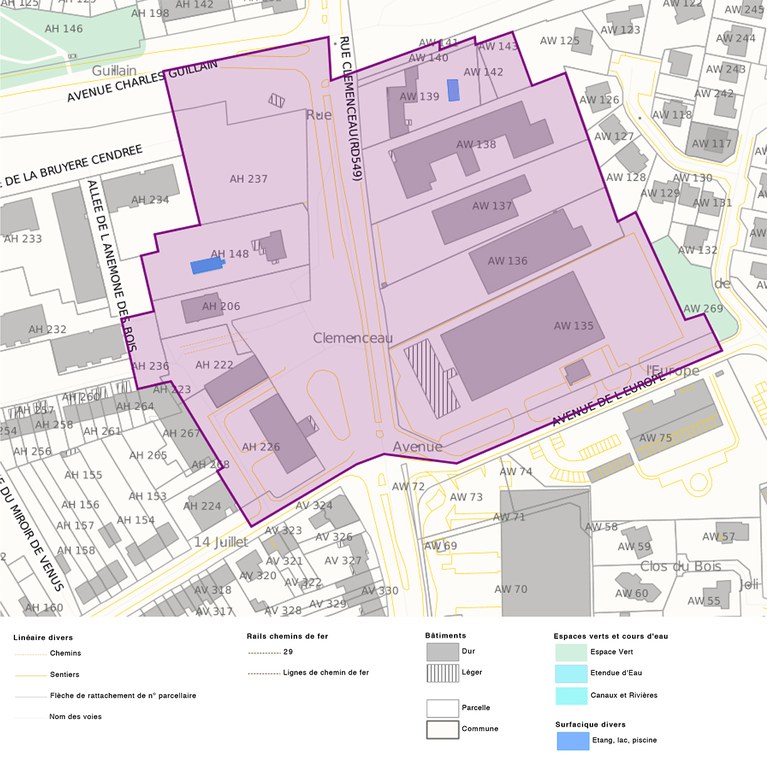 Wattignies périmètre C pré-programme aménagement urbain