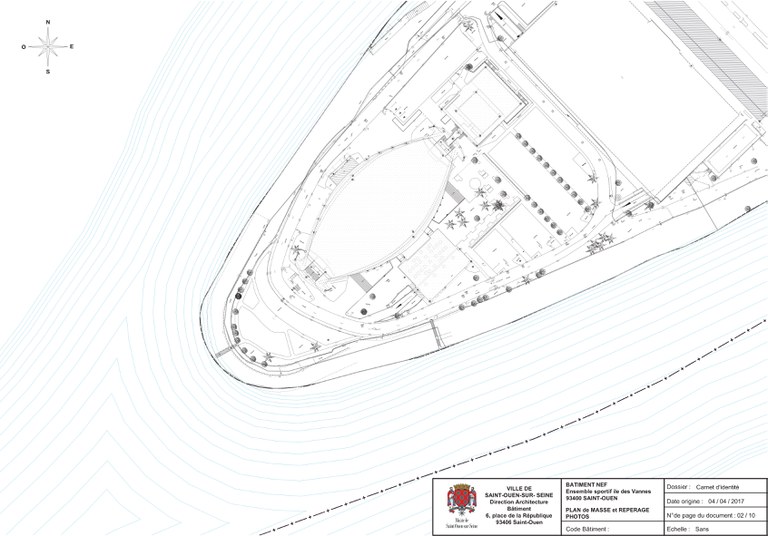 Ile Saint Louis Complexe Sportif Plan Masse