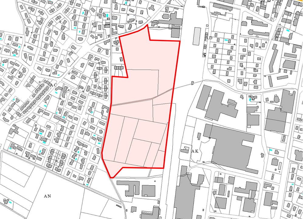 Plan de situation du tènement foncier_Belleville-en-Beaujolais