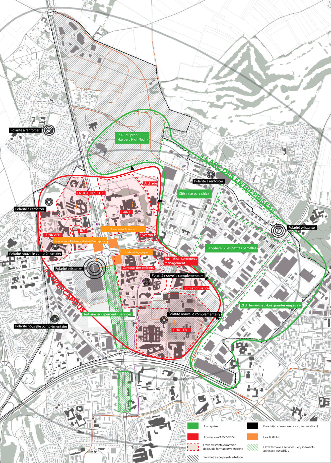 Caen Campus Plan Guide