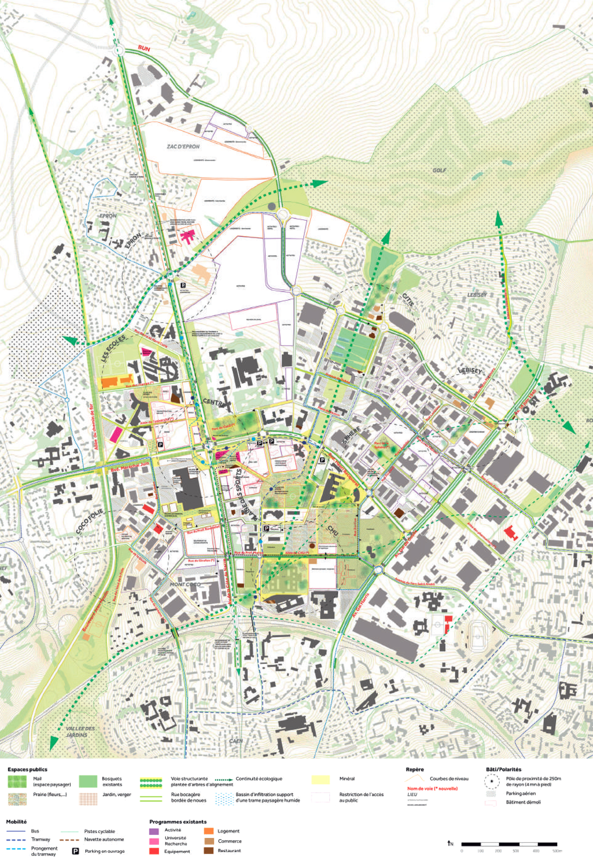 Caen Campus Structure Paysagère