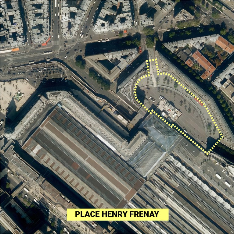 Parcelle Parvis nord de la Gare de Lyon - Place Frenay - Crédits APUR.jpg