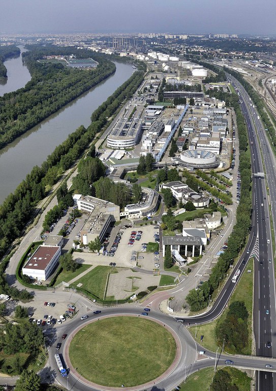 Vallée de la Chimie Lyon Vue Aérienne