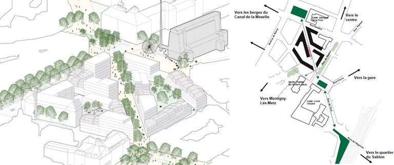 Metz Bon Secours Plan Quartier