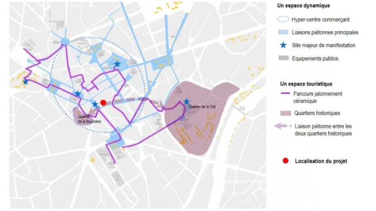 Limoges Berthet Situation.png