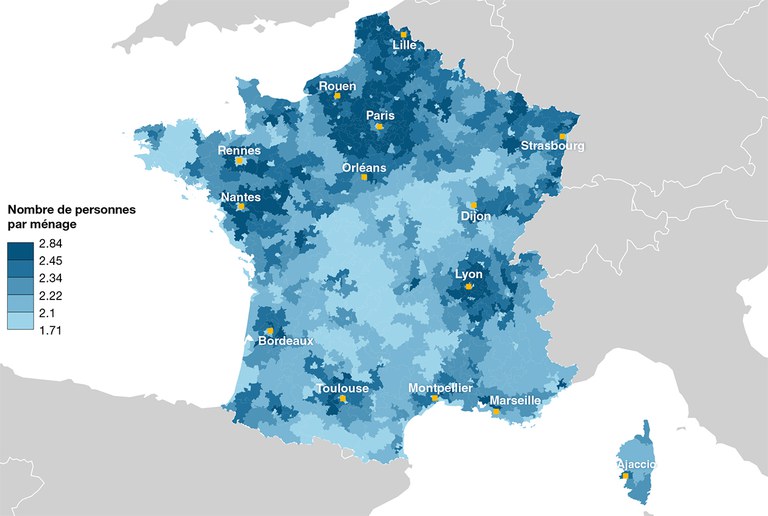 SDES Nombre d’occupants par ménage