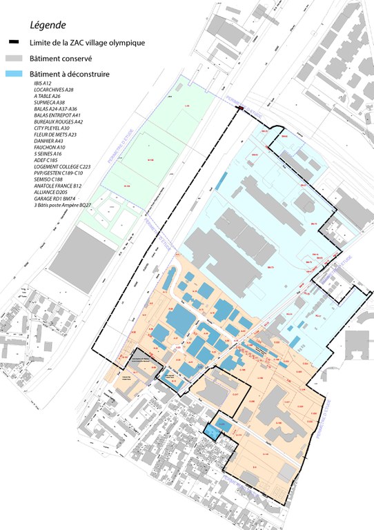 Village JOP2024 ZAC lots 092019 programme démolitions