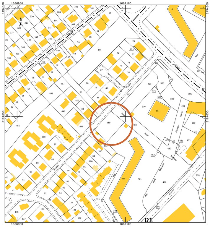 Villepinte Concession Cadastre