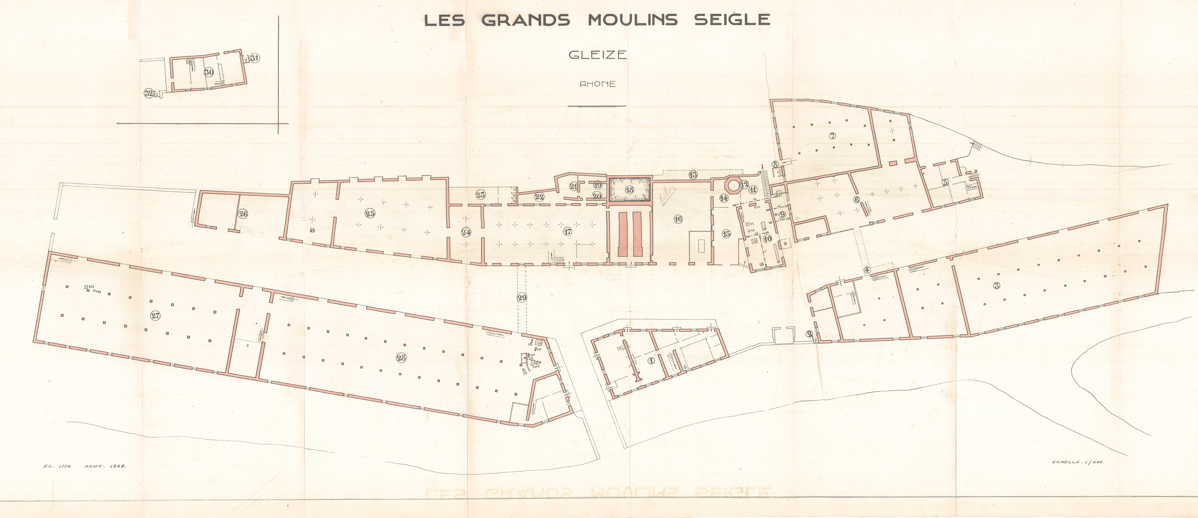 Gleizé Grands Moulins Anciens Plans