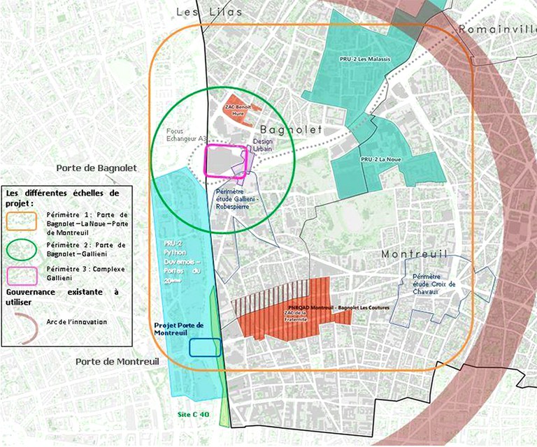 Porte Bagnolet Gallieni projets annexes