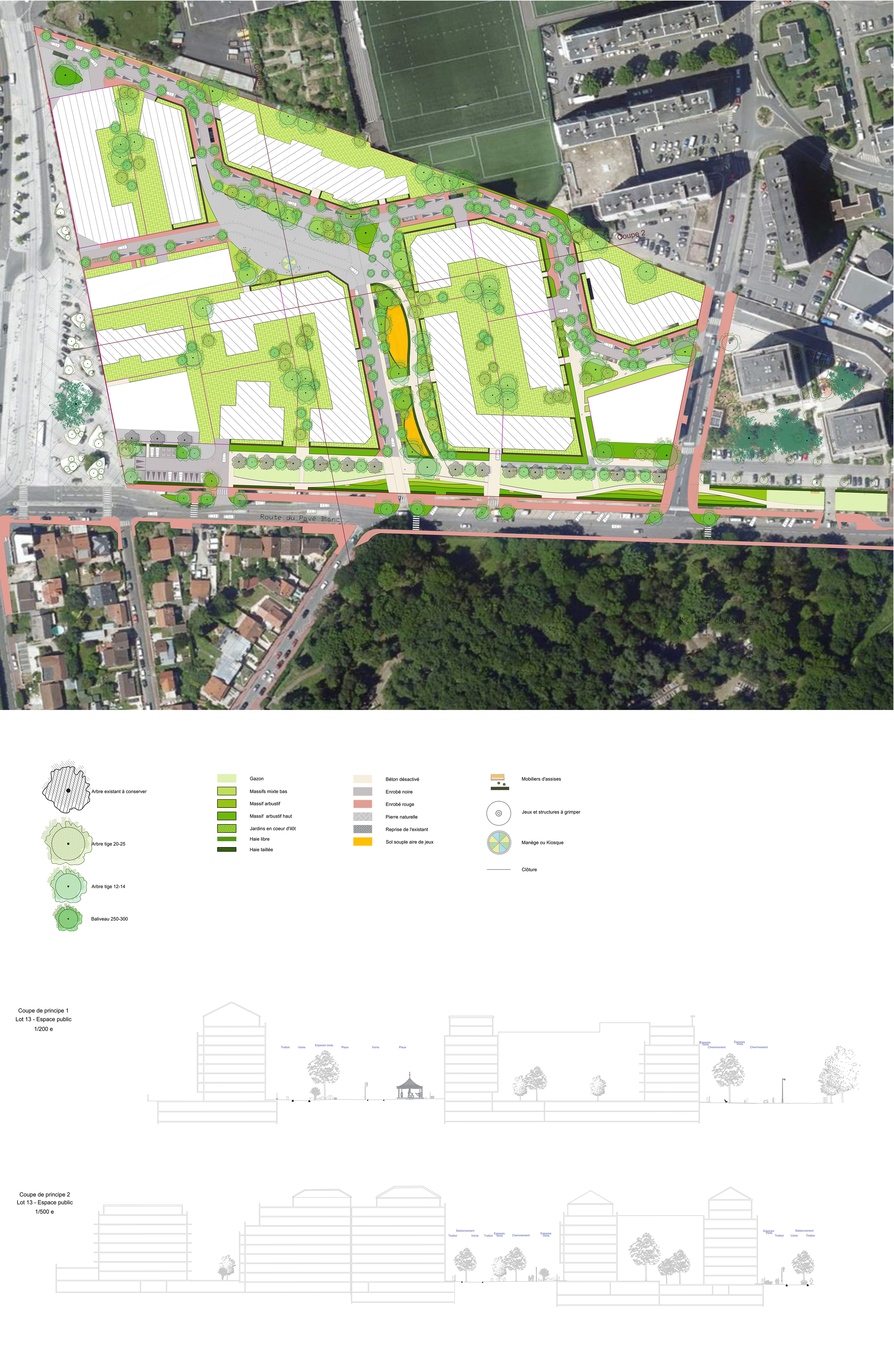 Clamart Le Notre Plan masse